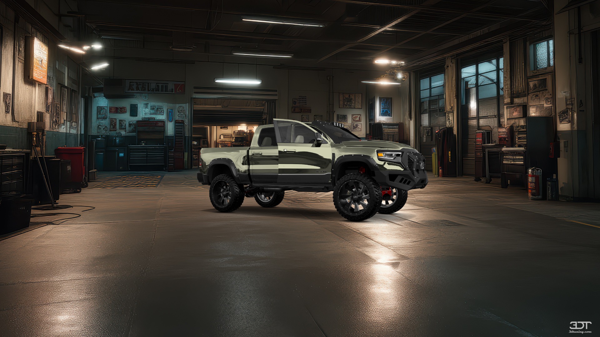 Dodge Ram 1500 TRX 4 Door pickup truck 2021 图片