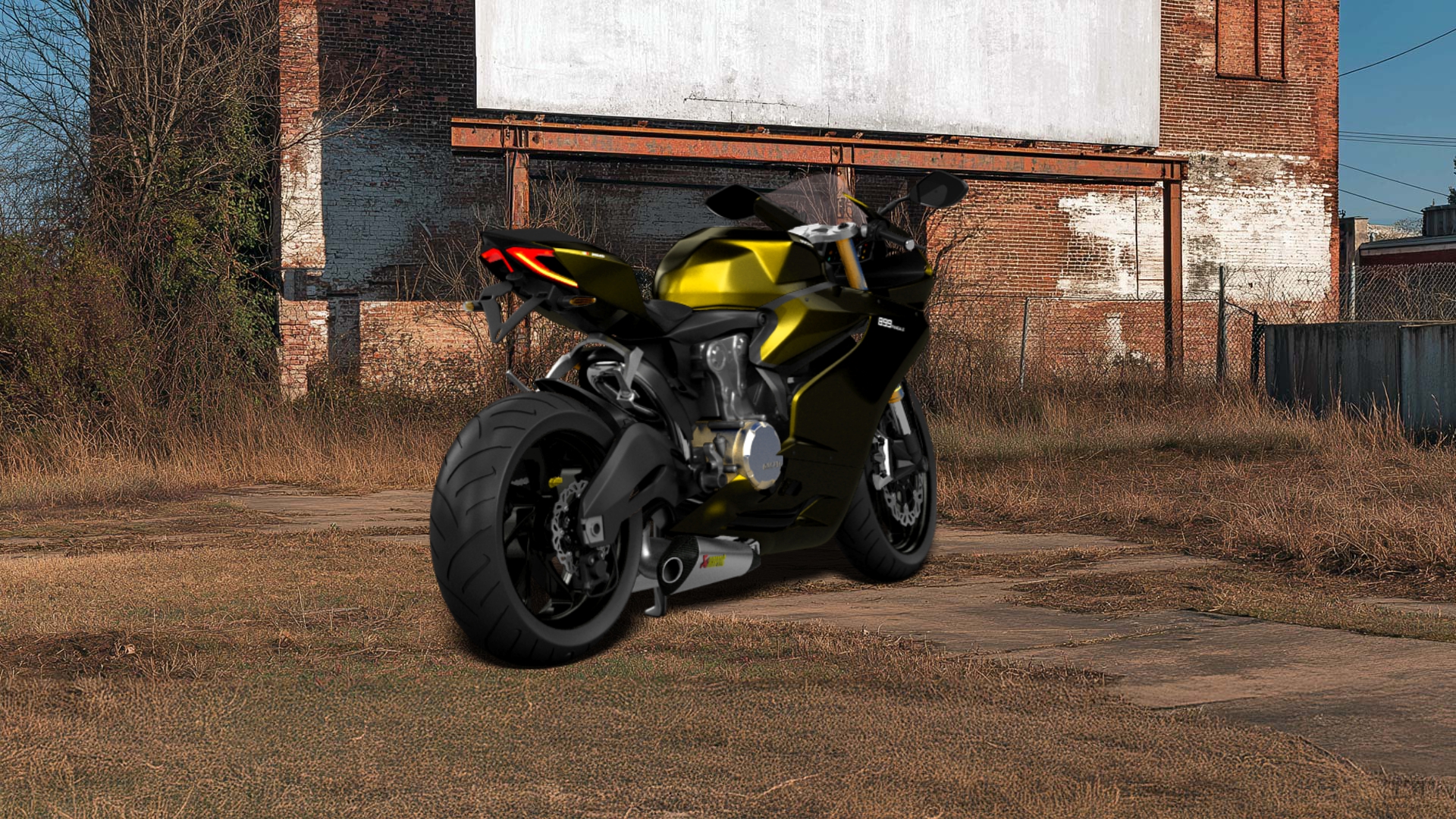 Ducati 899 Panigale Sport Bike 2015 tuning