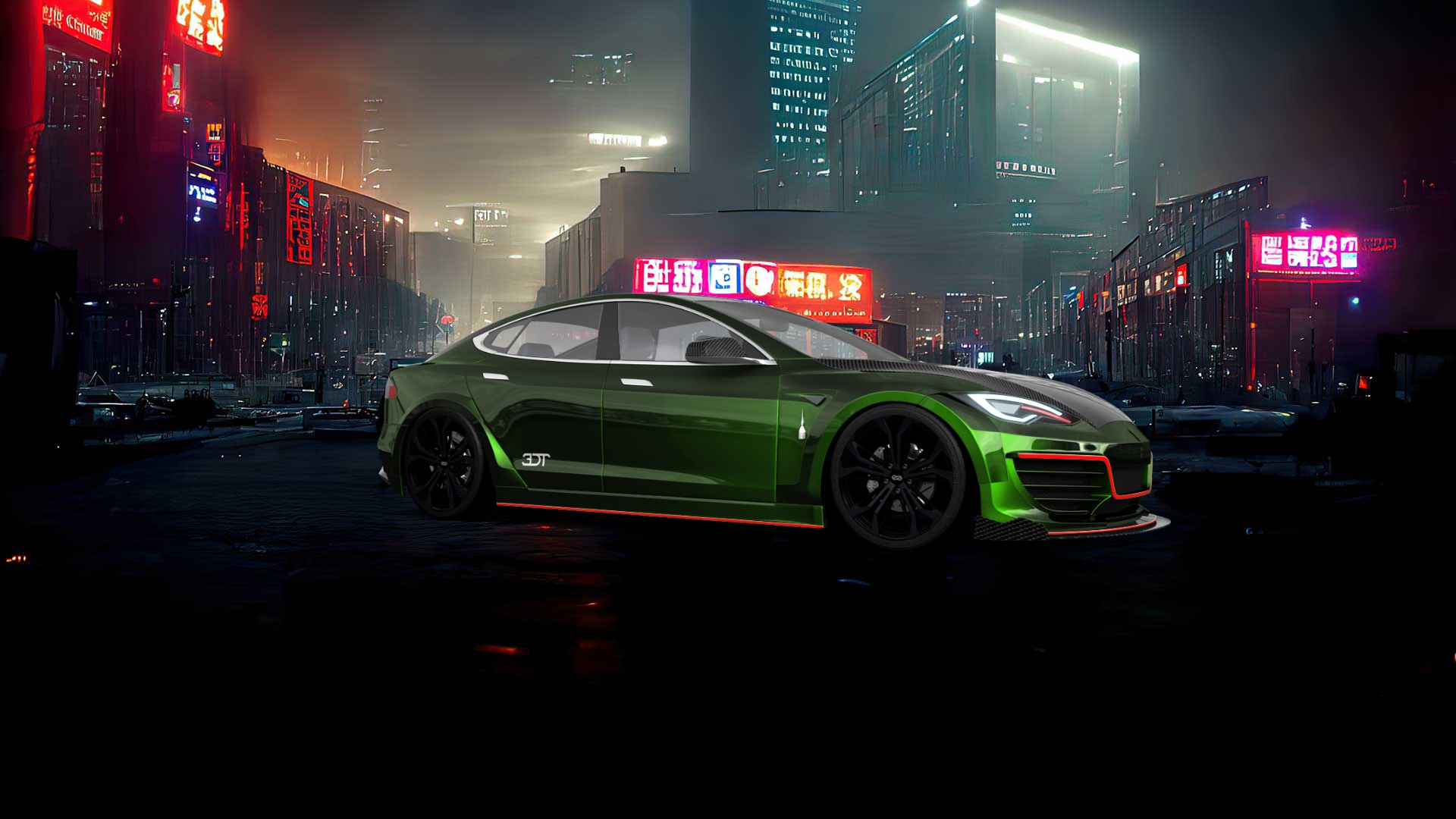 Tesla Model S 5 Door Liftback 2013 tuning