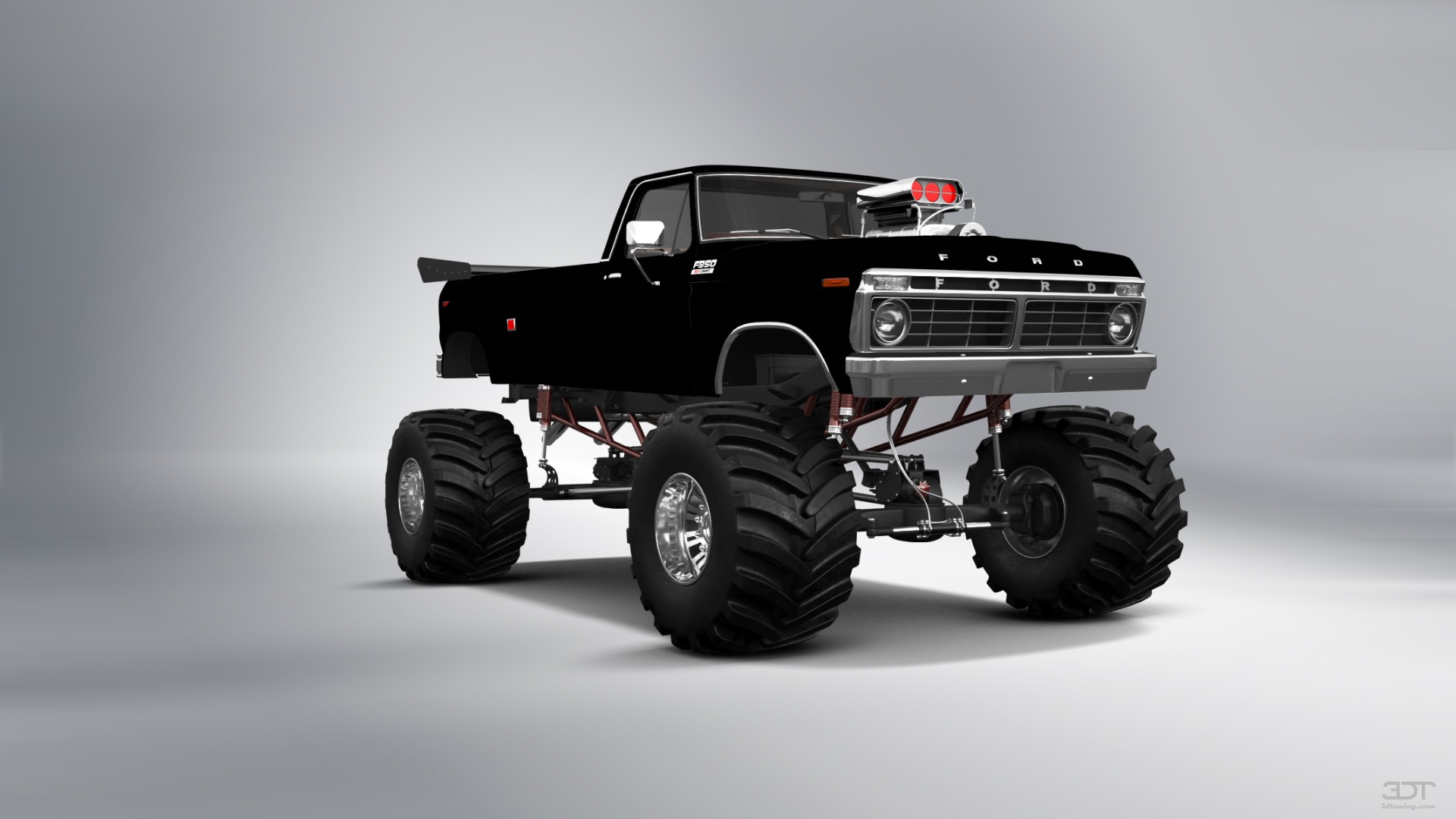 Ford F-350 Dually 2 Door pickup truck 1974 tuning