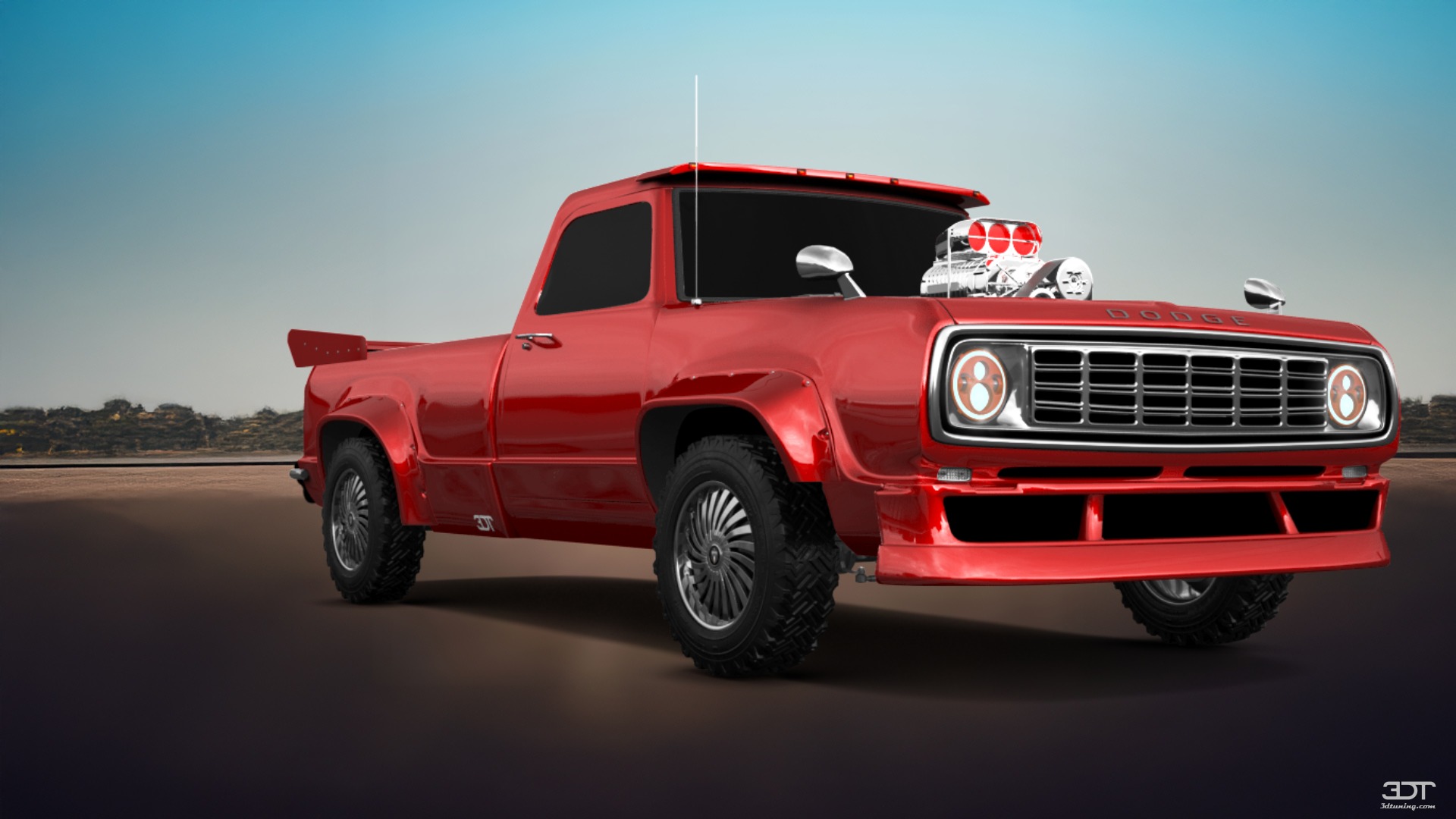 Dodge Power Wagon W200 2 Door pickup truck 1972 tuning