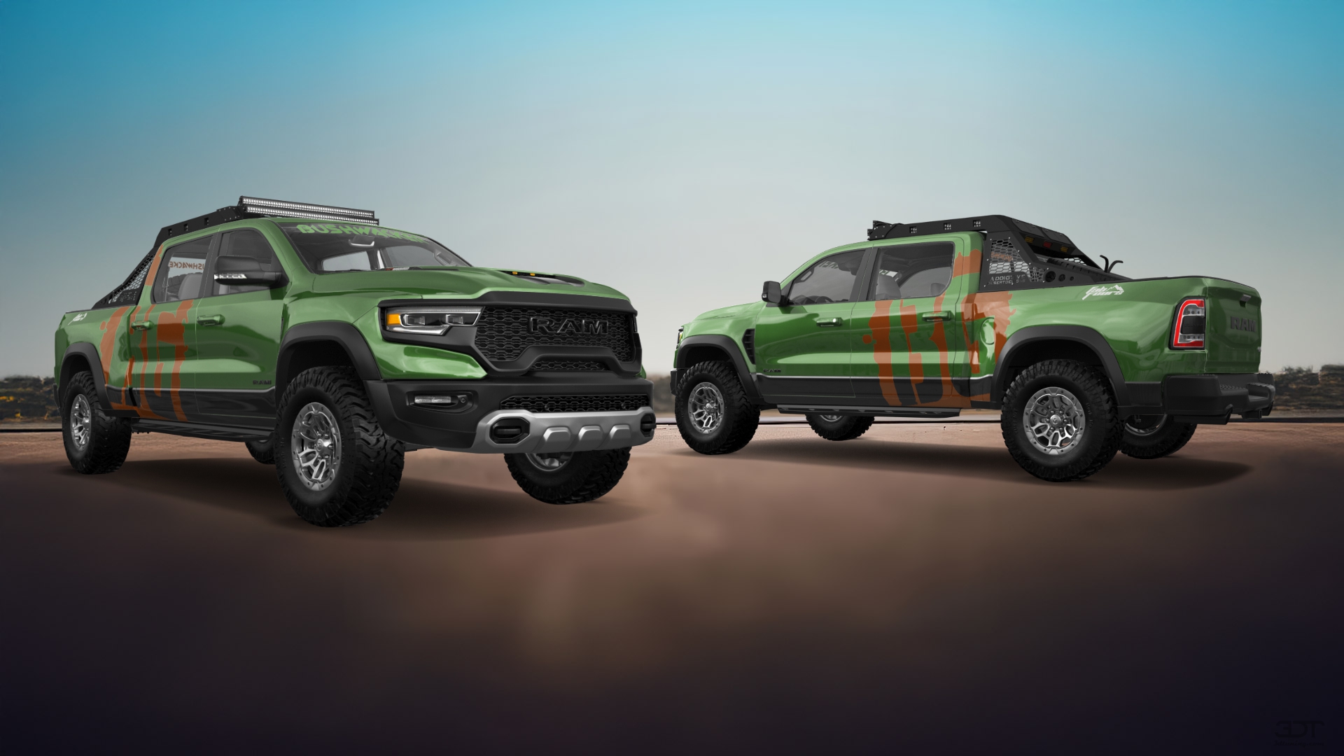 Dodge Ram 1500 TRX 4 Door pickup truck 2021