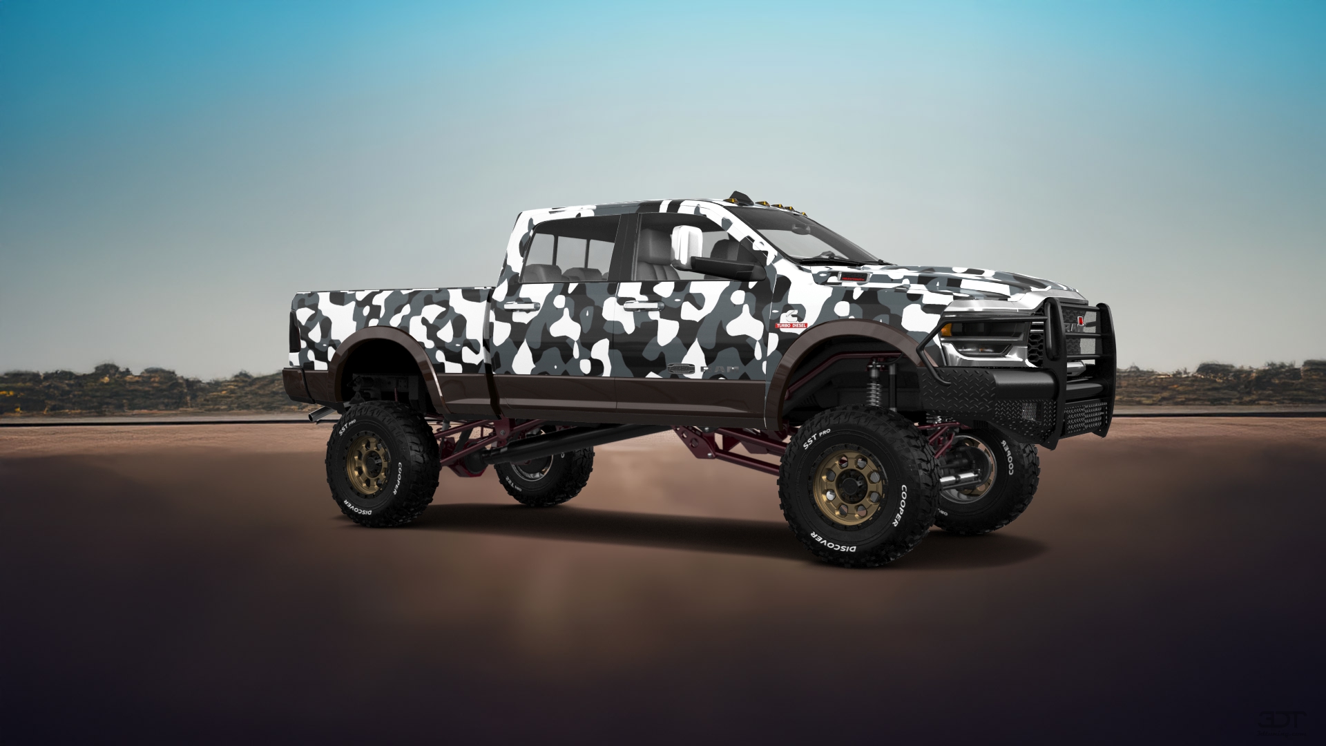 Dodge Ram 2500 4 Door pickup truck 2020 tuning