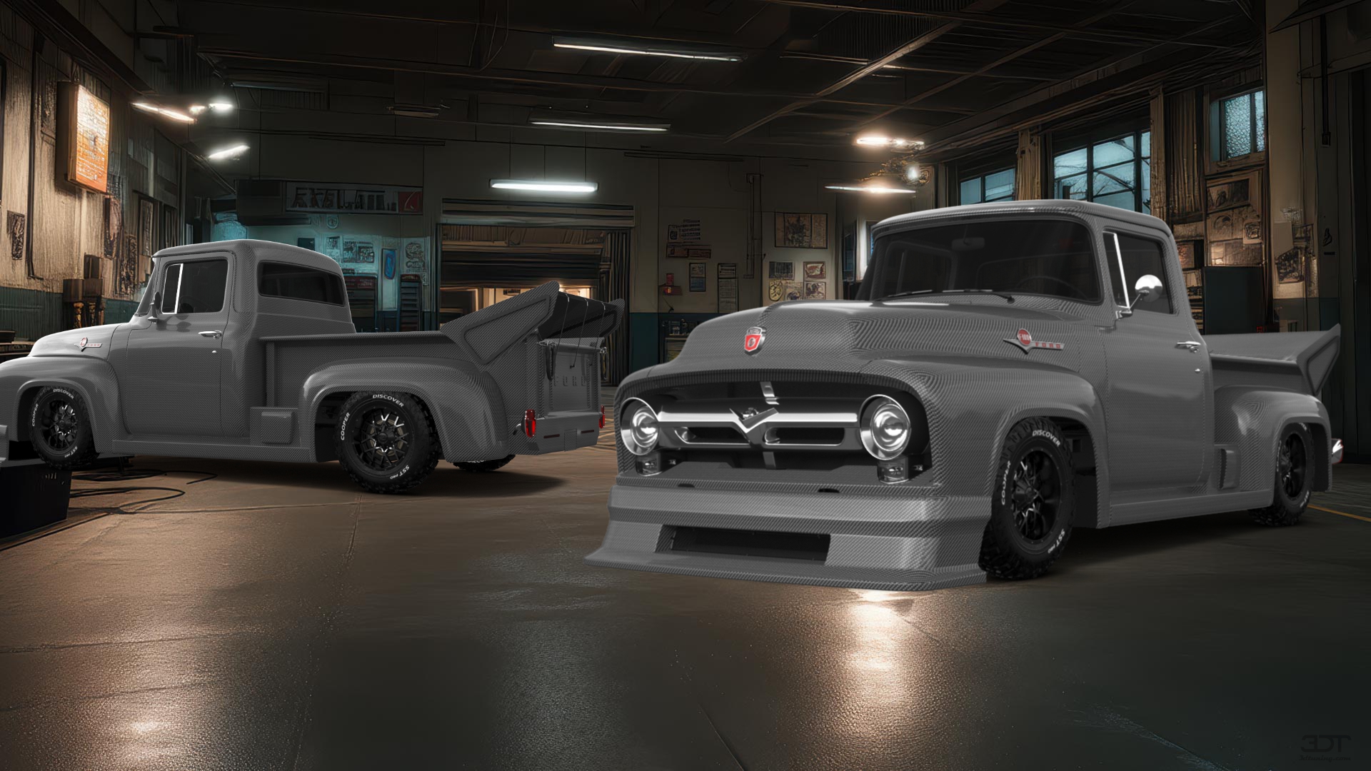 Ford F-100 2 Door truck 1956 tuning