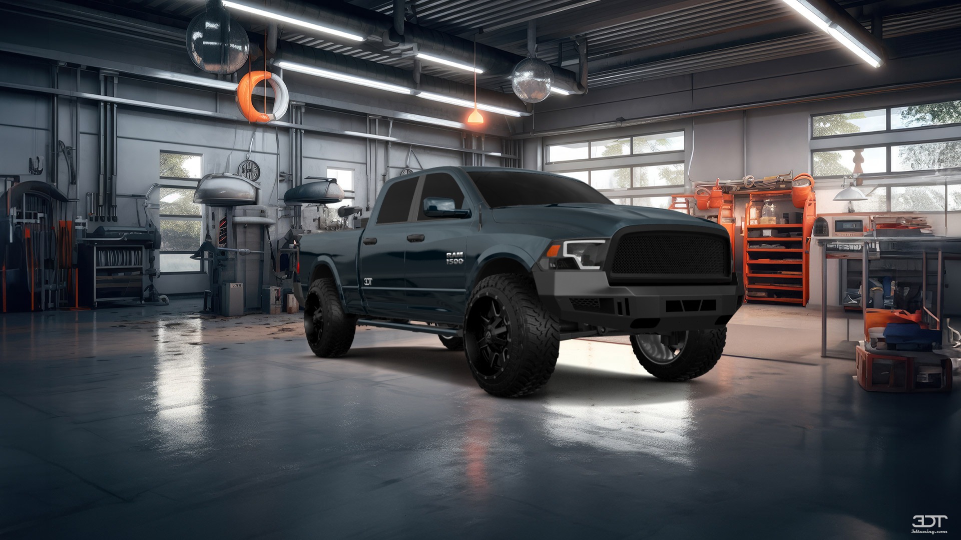 Dodge Ram 1500 Crew Cab 6.4 ft box 4 Door pickup truck 2009