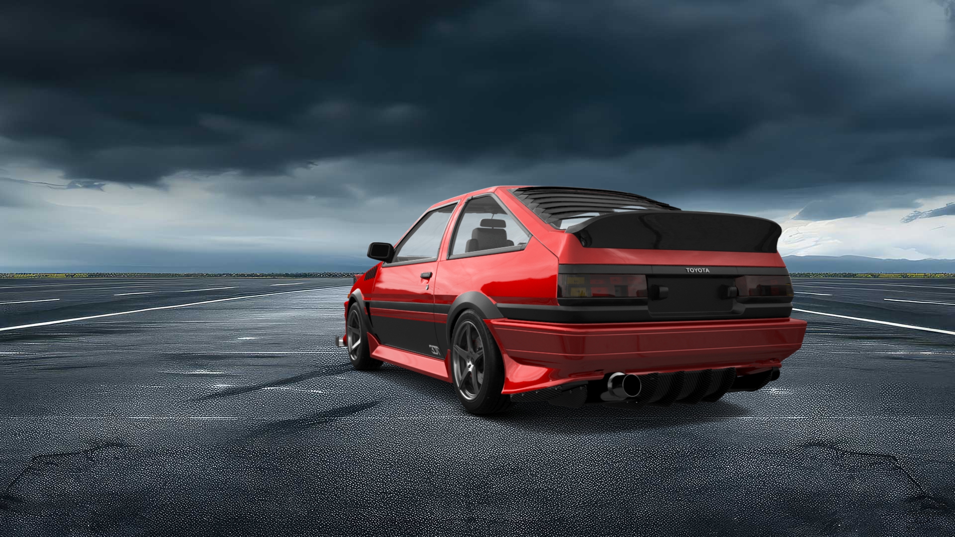 Toyota AE86 3 Door Hatchback 1985 tuning