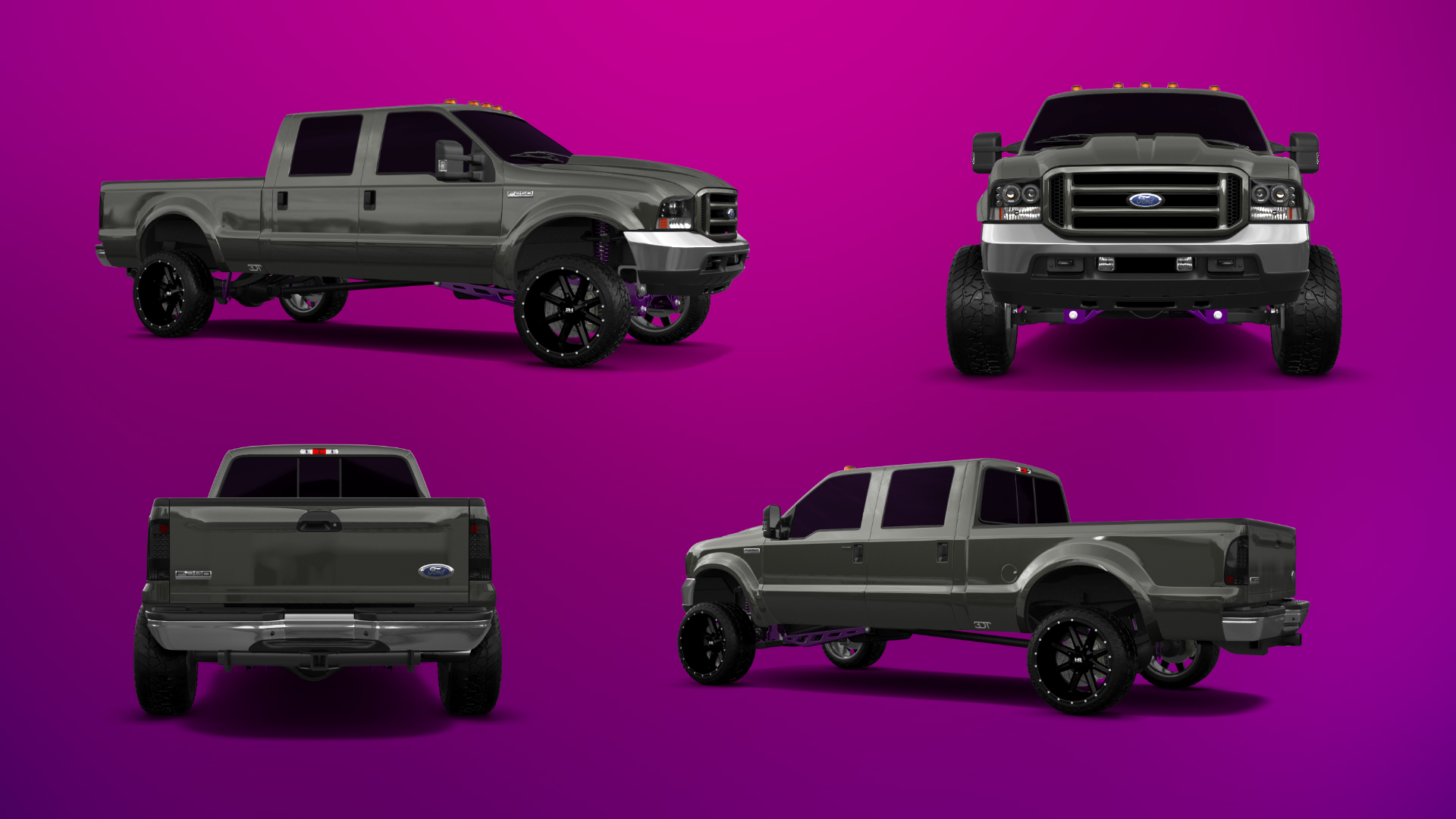 Ford F-250 Crew Cab 4 Door pickup truck 1999 tuning