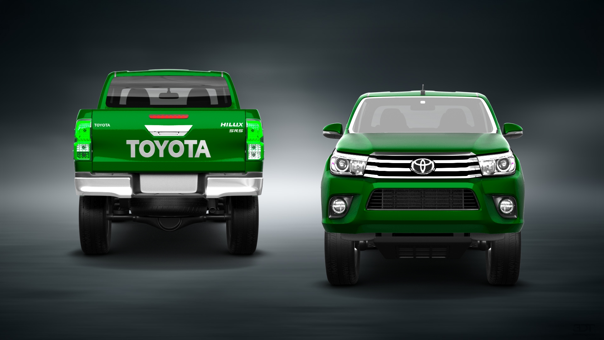 Toyota Hilux Double Cab 4 Door pickup truck 2015 tuning
