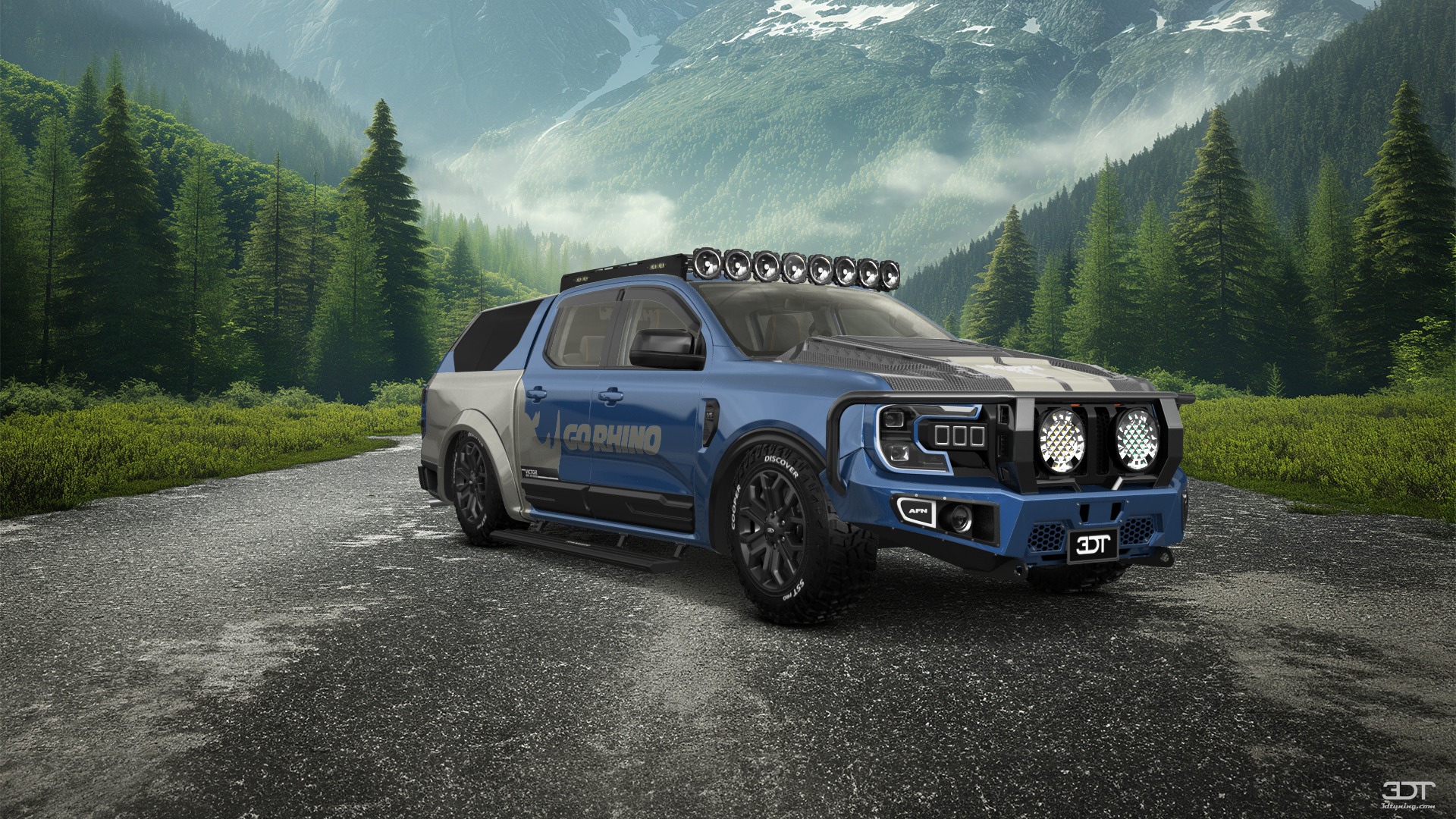 Ford Ranger 4 Door pickup truck 2022 tuning