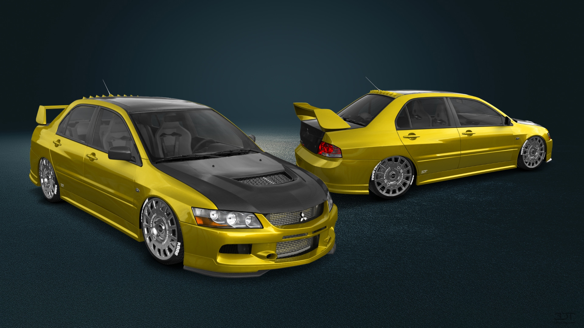 Mitsubishi Lancer Evo IX 4 Door Saloon 2005 tuning