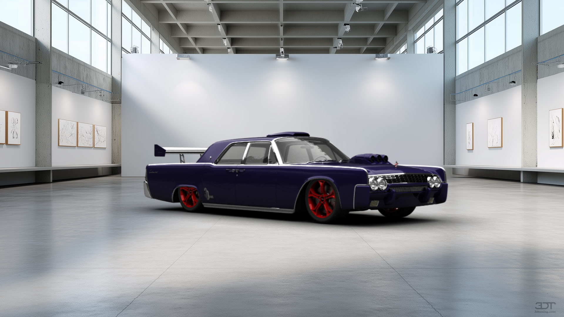 Hillar Janik's custom Lincoln Continental 1961 | 3DTuning