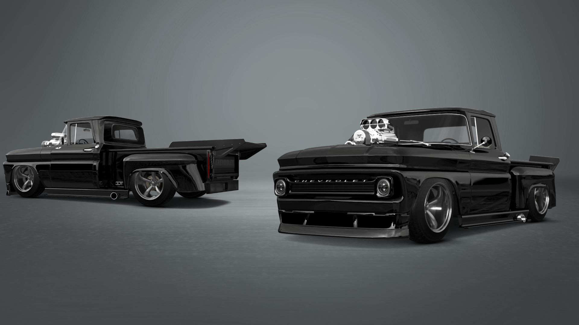 Chevrolet C-10 Stepside 2 Door pickup truck 1963