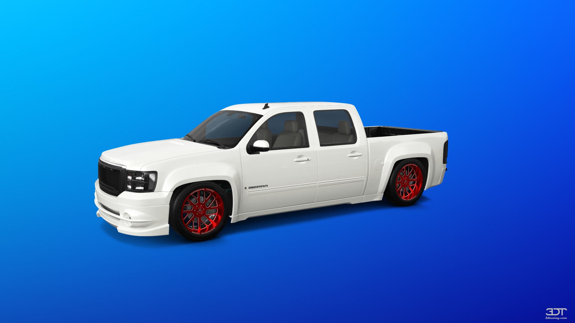 GMC Sierra 1500 Crew Cab 5.8 ft box 4 Door pickup truck 2007 tuning