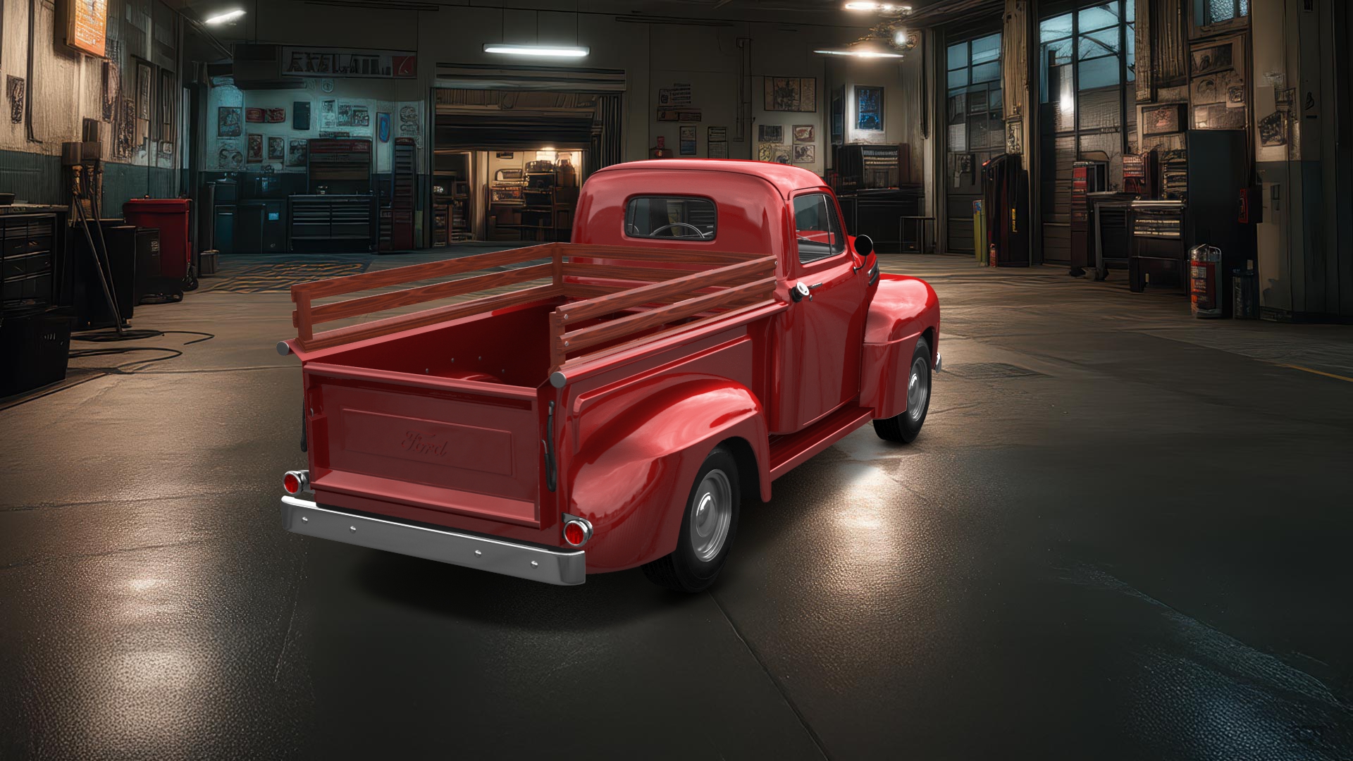 Ford F1 2 Door pickup truck 1949 tuning