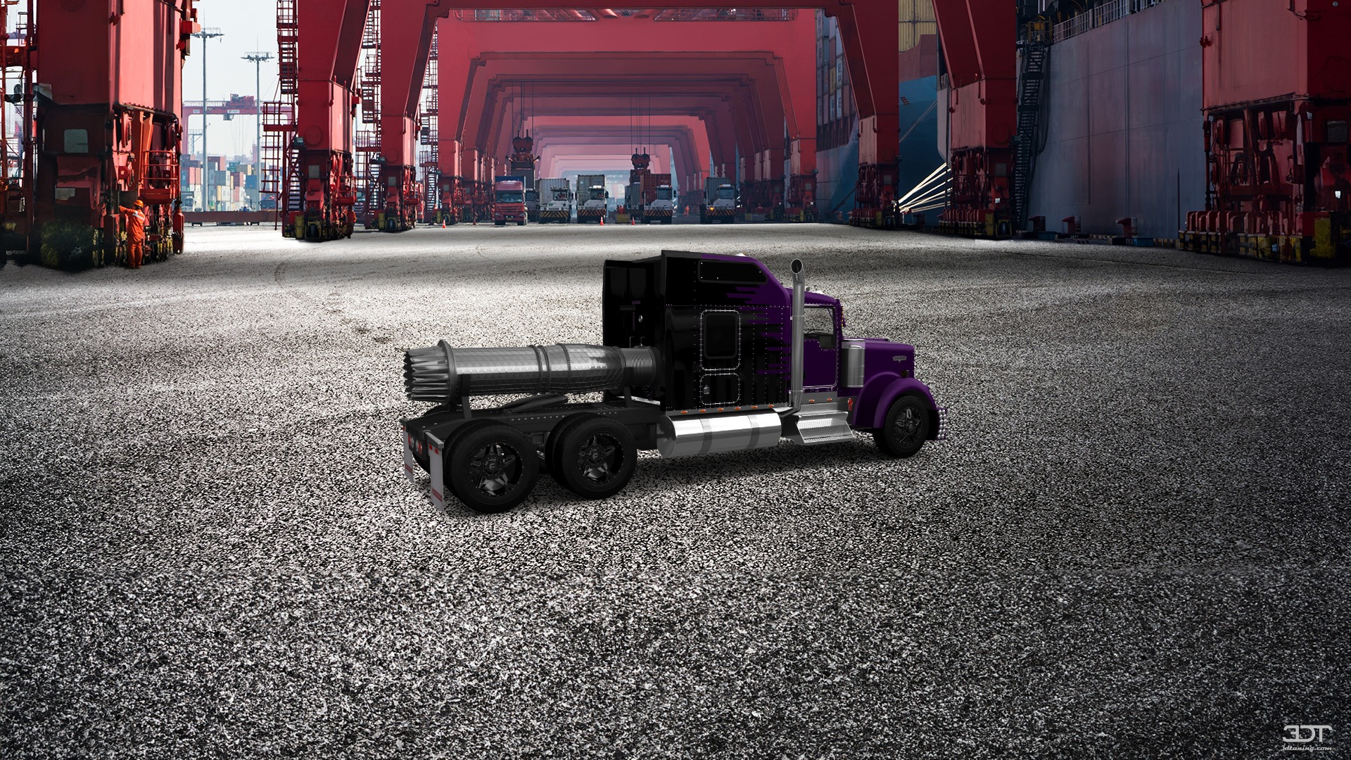 Kenworth W900 Sleeper Cab Truck 2015