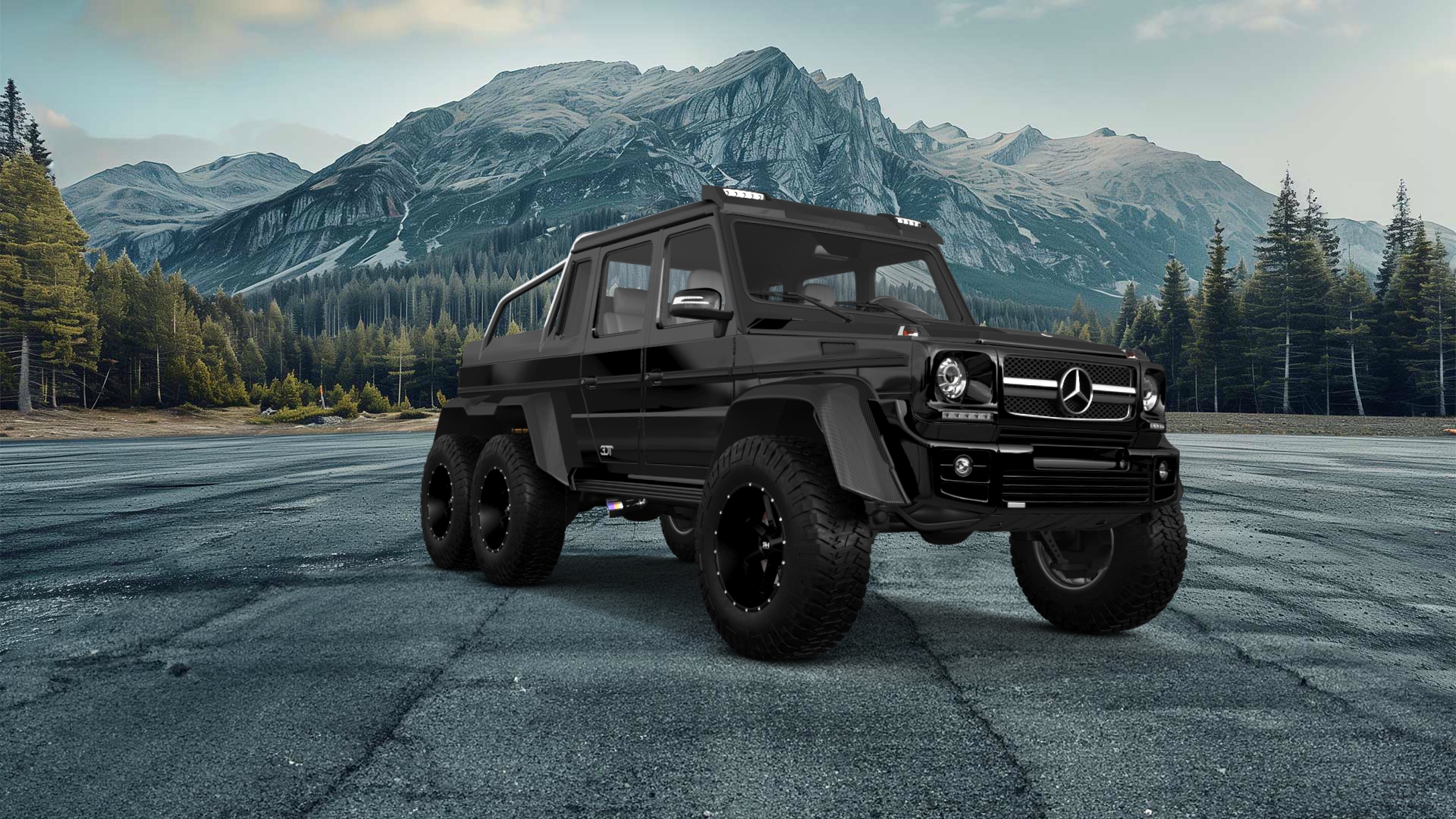 Mercedes G 63 AMG 6x6 4 Door pickup truck 2013