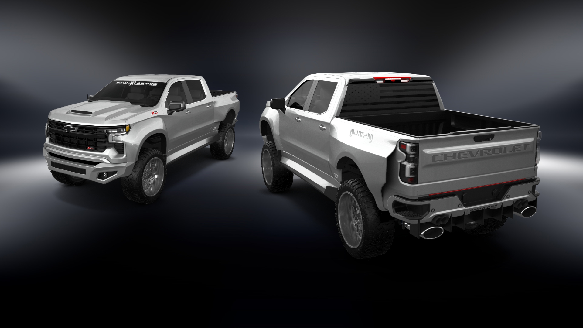 Chevrolet Silverado 1500 Crew Cab 5.8 ft box 4 Door pickup truck 2023 Images