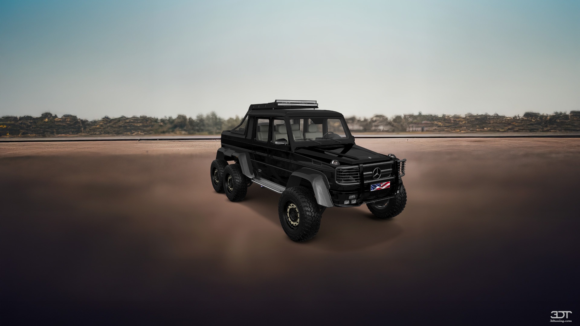 Mercedes G 63 AMG 6x6 4 Door pickup truck 2013 tuning