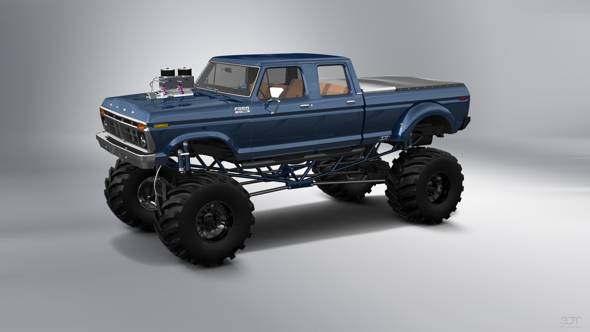 Ford F-350 Dually 4 Door pickup truck 1973 Images
