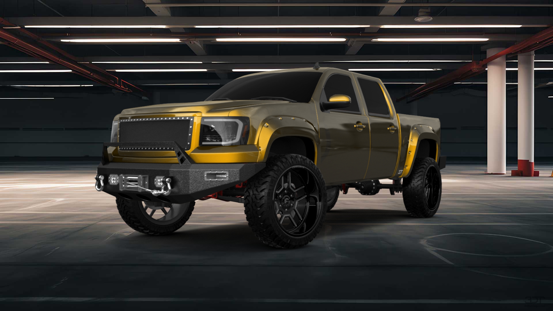 GMC Sierra 1500 Crew Cab 5.8 ft box 4 Door pickup truck 2007