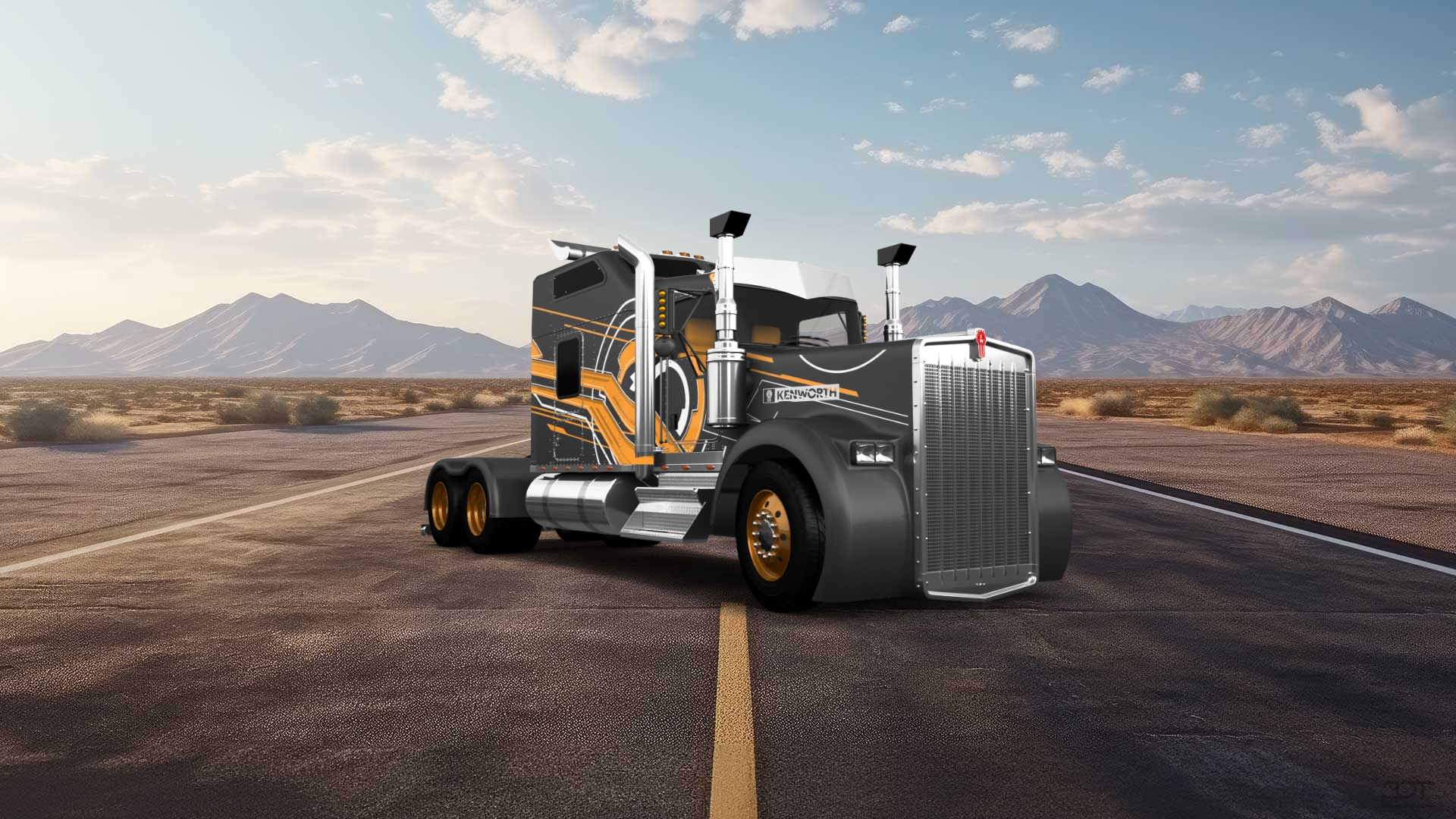 Kenworth W900 Sleeper Cab Truck 2015