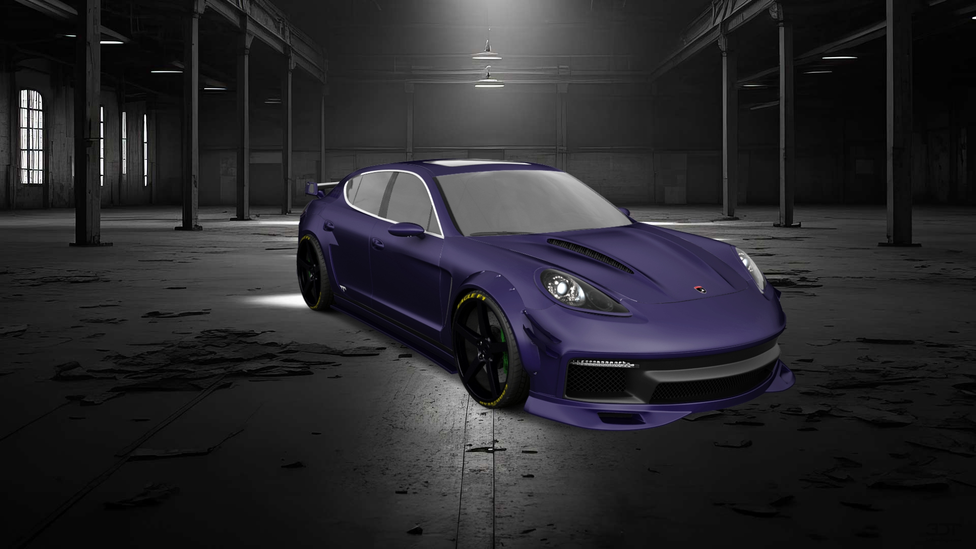 Porsche Panamera 4 door fastback saloon 2011