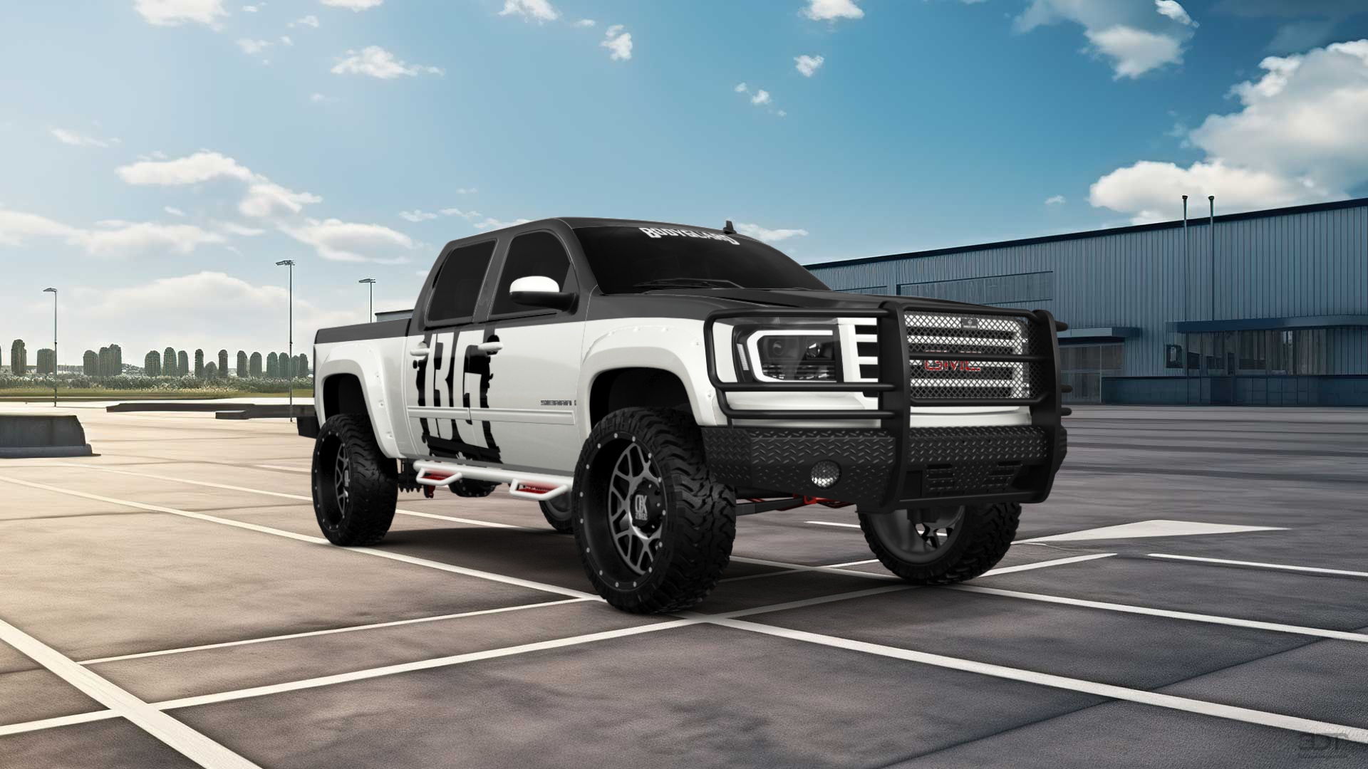GMC Sierra 1500 Crew Cab 5.8 ft box 4 Door pickup truck 2007