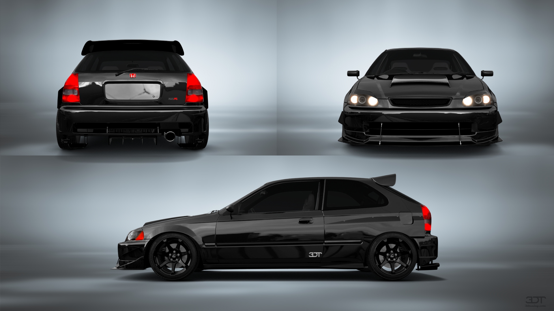 Honda Civic 3 Door Hatchback 1997 tuning