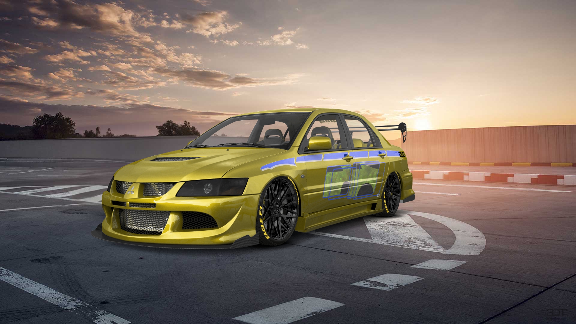 Mitsubishi Lancer Evo IX 4 Door Saloon 2005 tuning
