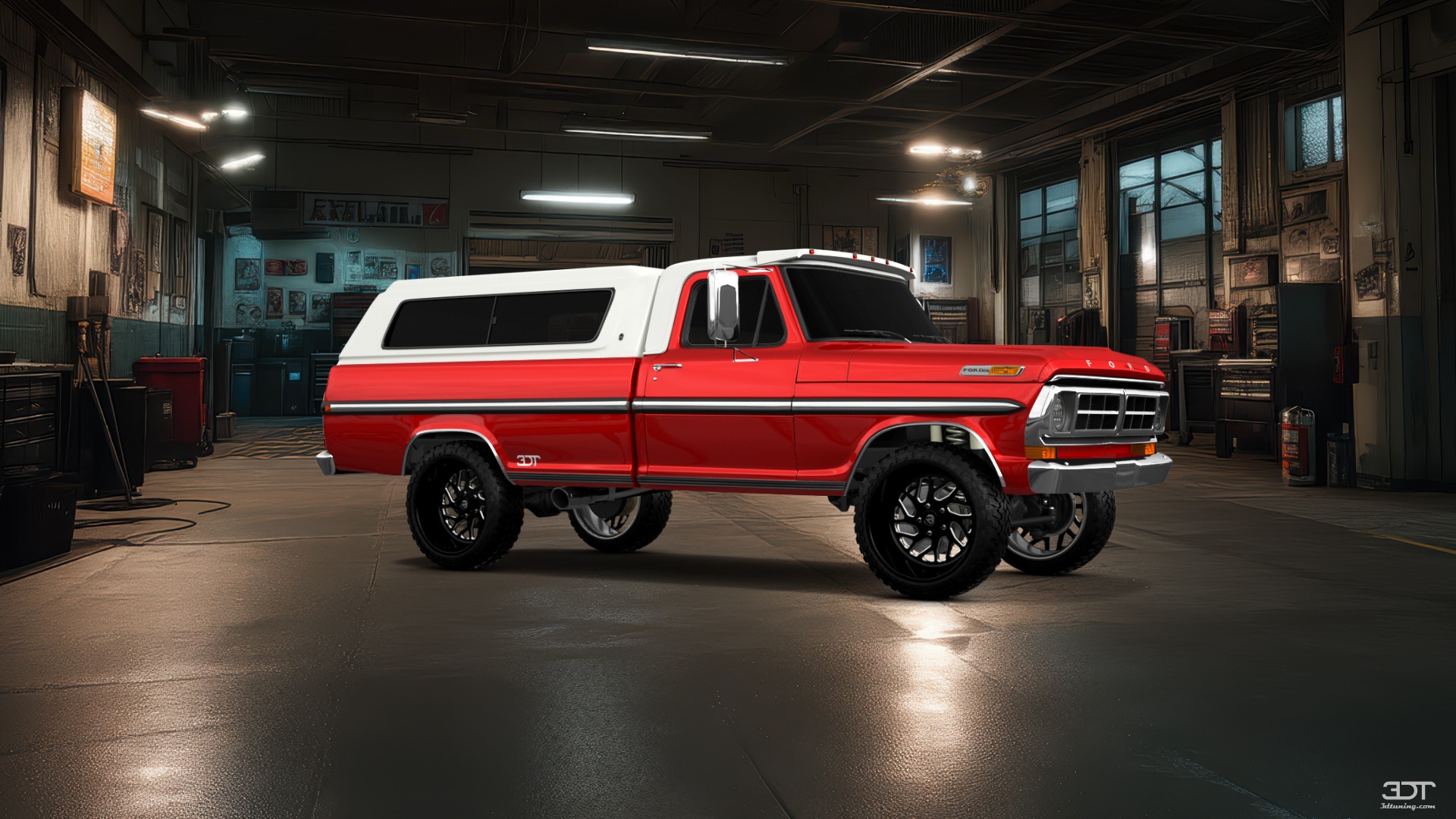 Ford F-250 2 Door pickup truck 1971 tuning