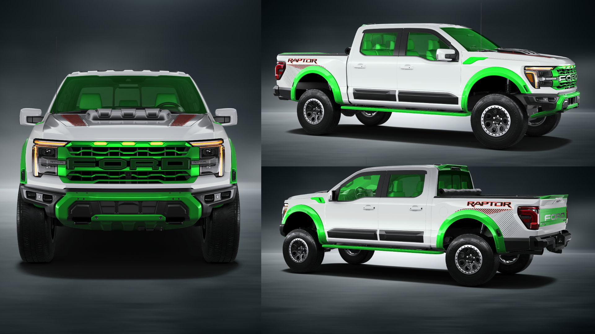 Ford F-150 Raptor 4 Door pickup truck 2024