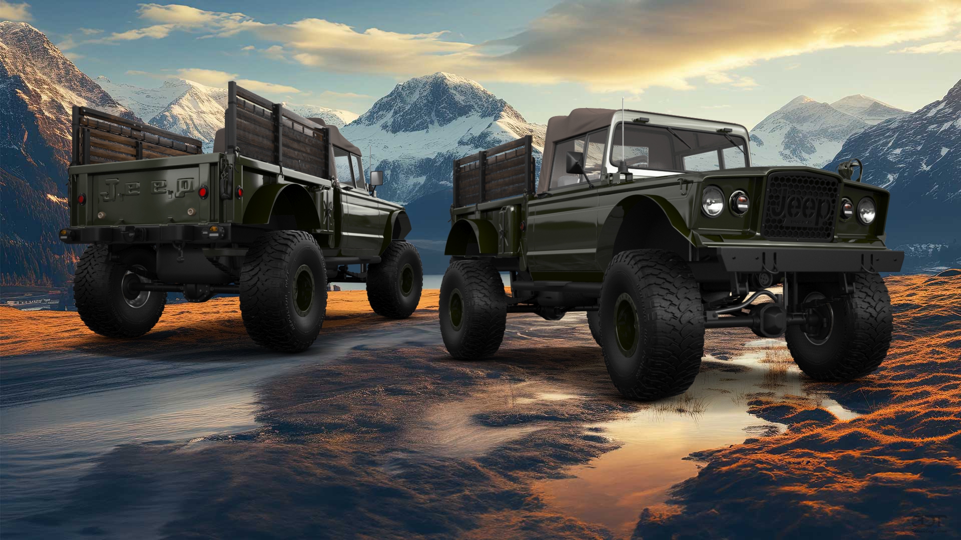 Jeep Kaiser M715 2 Door pickup truck 1968 Images