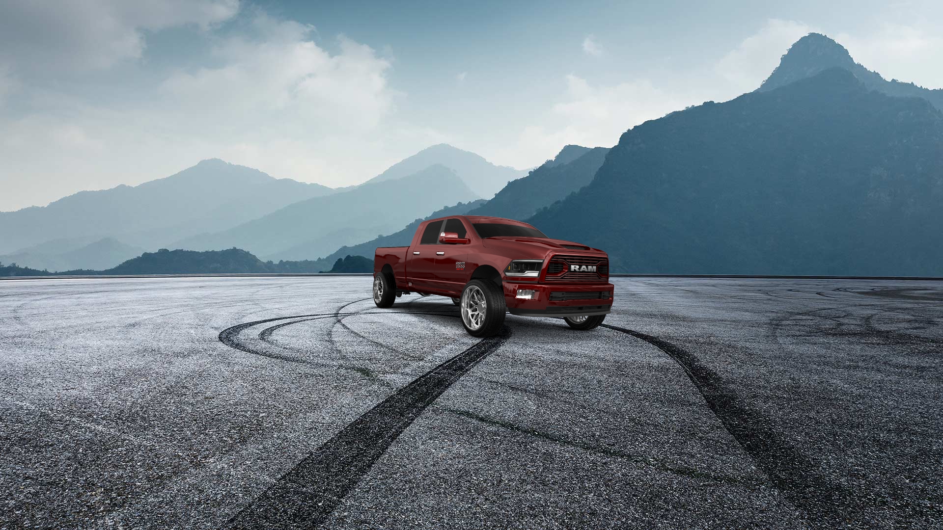 Dodge Ram 2500 Mega Cab 6.4 ft box 4 Door pickup truck 2010 tuning