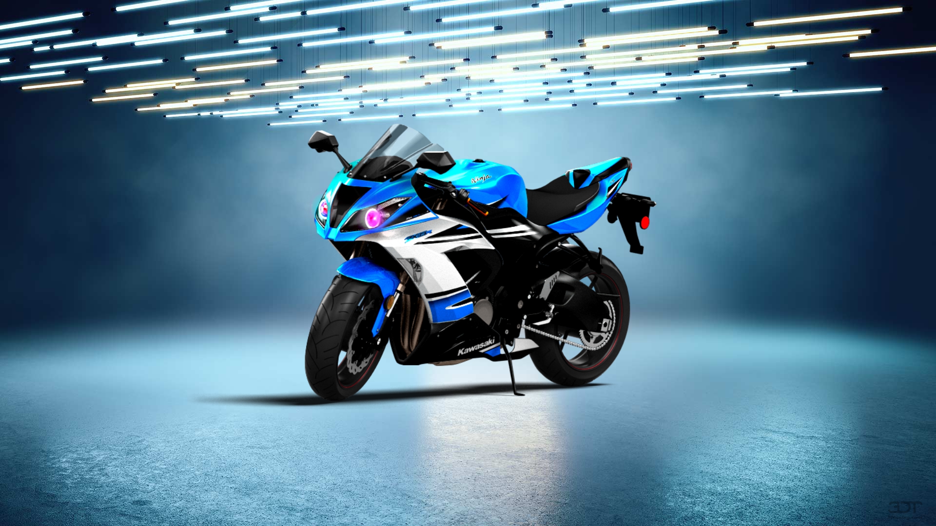 Kawasaki Ninja ZX 6R Sport Bike 2015 tuning