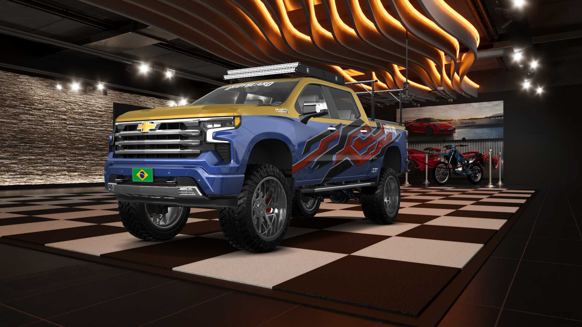 Chevrolet Silverado 1500 Crew Cab 5.8 ft box 4 Door pickup truck 2023 tuning