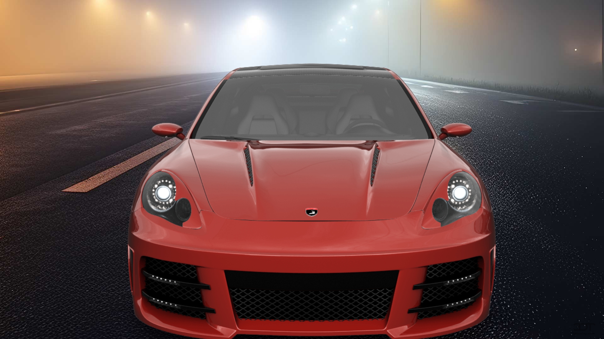 Porsche Panamera 4 door fastback saloon 2011 tuning