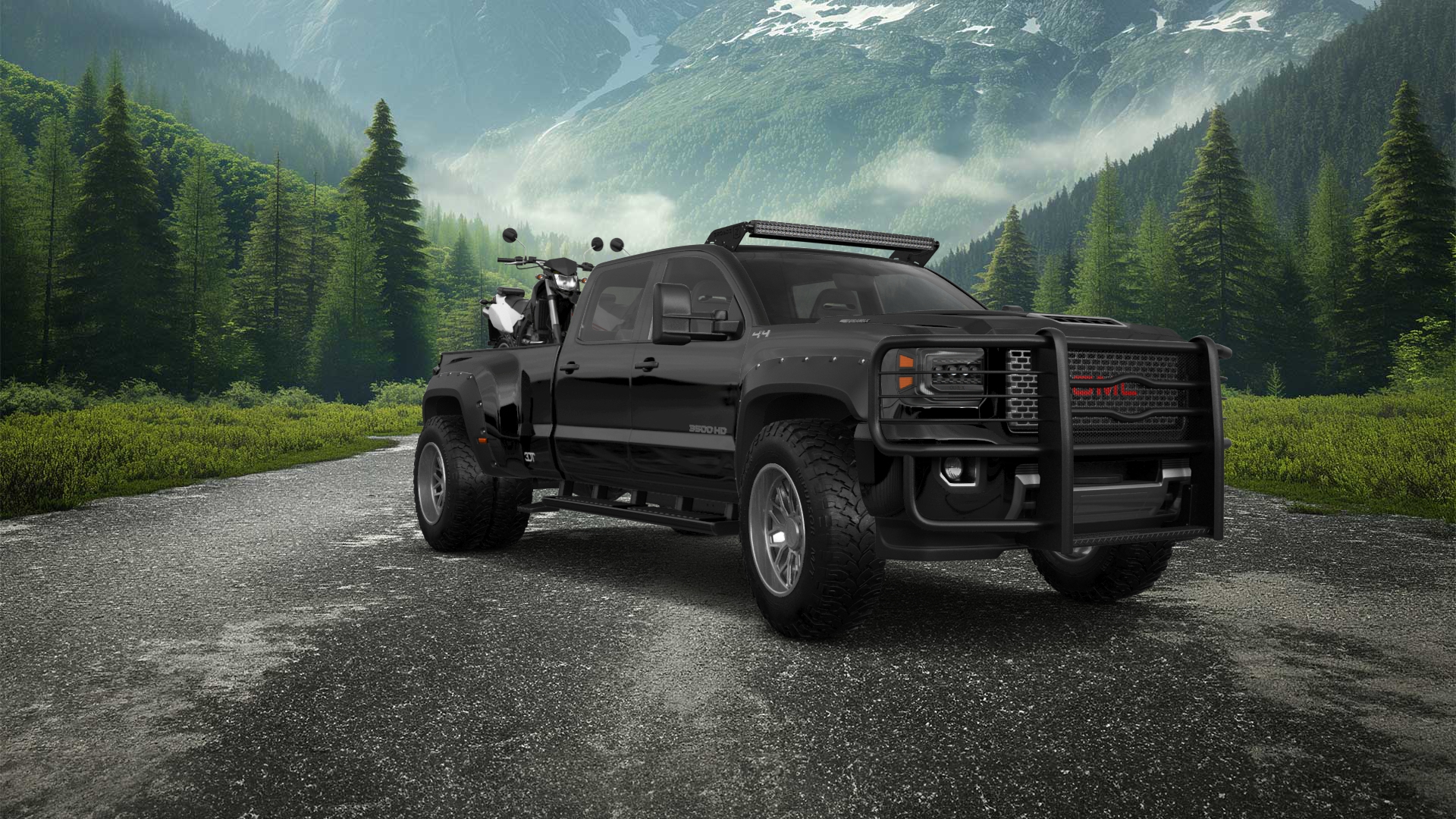 GMC Sierra 3500 HD Crew Cab 4 Door pickup truck 2015