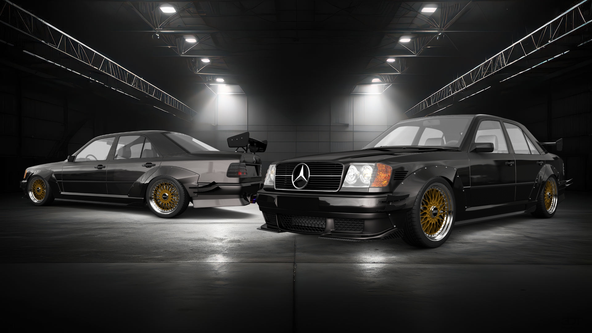 Mercedes E-Class Sedan 1984 tuning