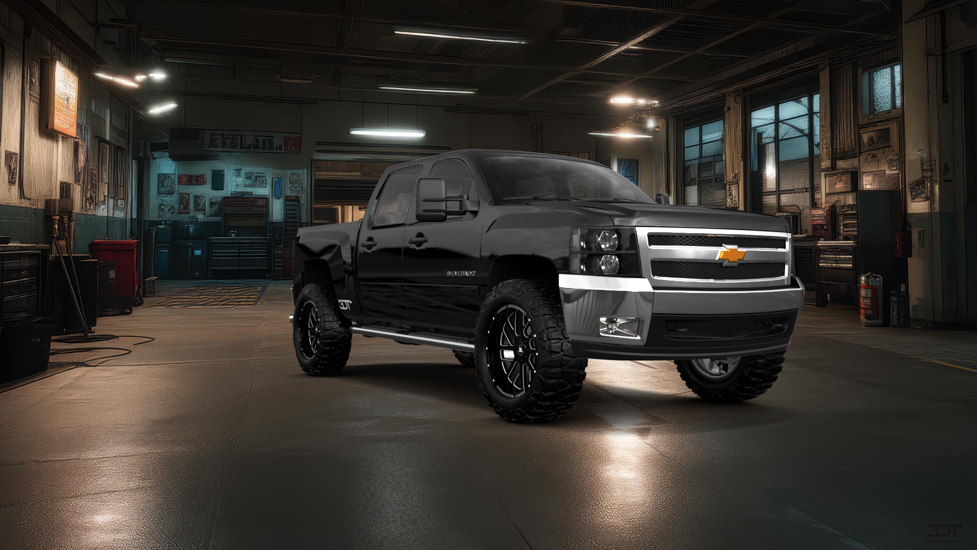 Chevrolet Silverado 1500 Crew Cab 4 Door pickup truck 2007 tuning
