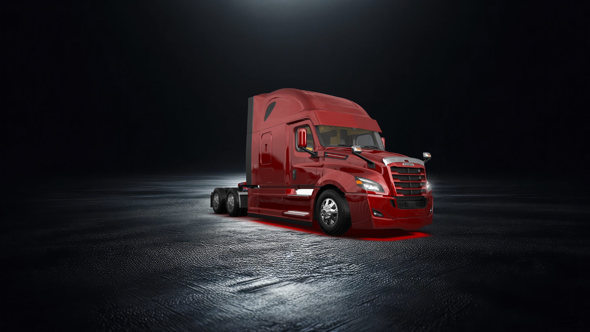 Freightliner Cascadia Sleeper Cab Truck 2018 tuning