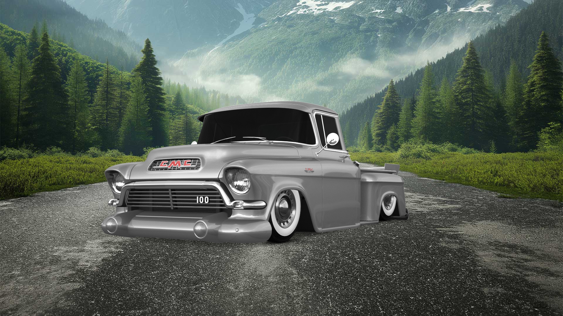 GMC 100 Stepside 2 Door pickup truck 1957 Images