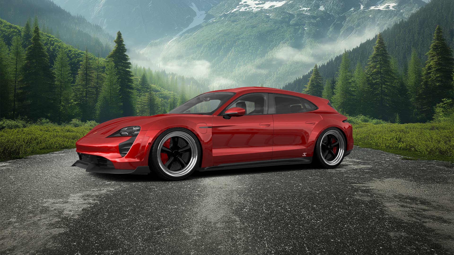 Porsche Taycan Sport Turismo Shooting Brake 2019 tuning