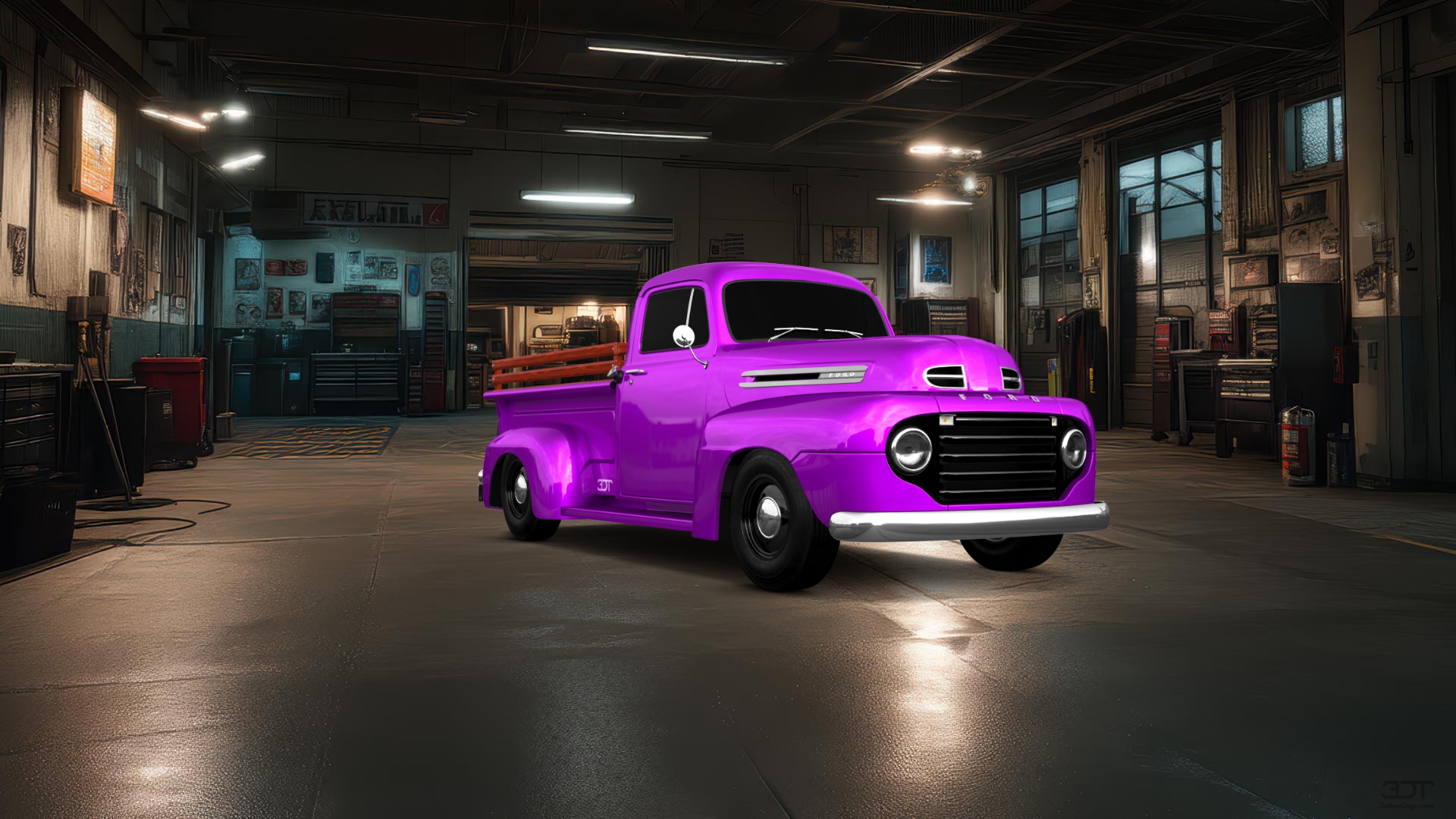 Ford F1 2 Door pickup truck 1949 tuning