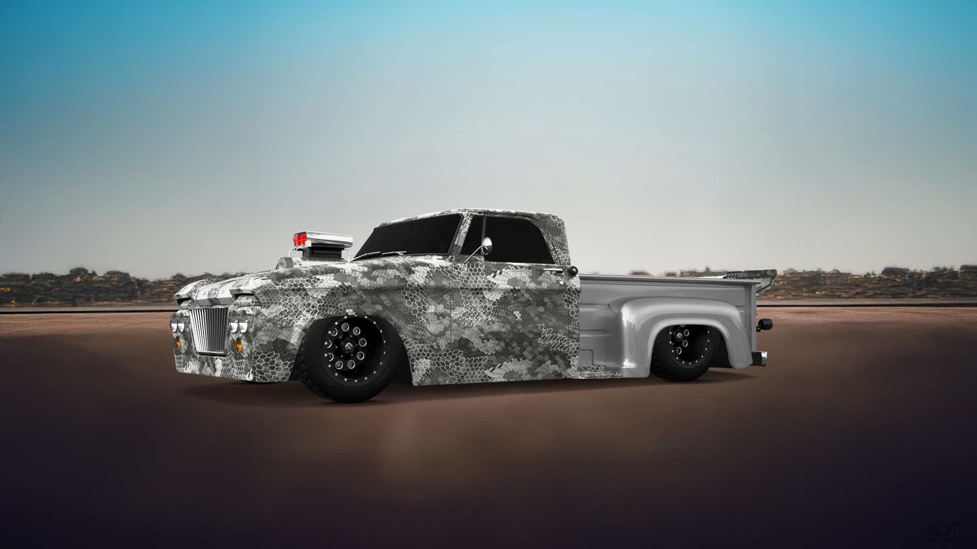 Dodge D-100 Stepside 2 Door pickup truck 1961