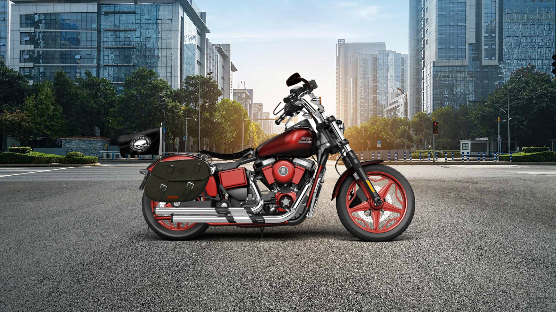 Harley-Davidson Dyna Street Bob Cruiser 2015 Images