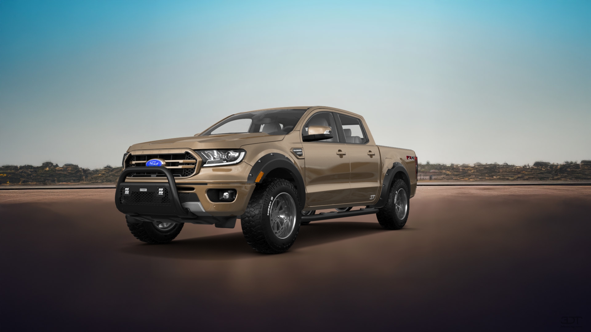 Ford Ranger 4 Door pickup truck 2019 tuning
