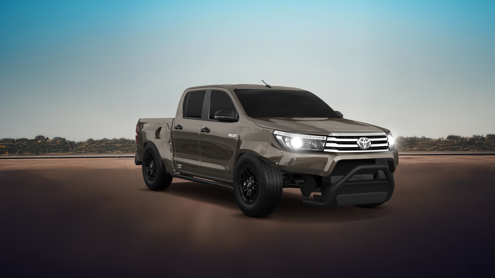 Toyota Hilux Double Cab 4 Door pickup truck 2015 tuning
