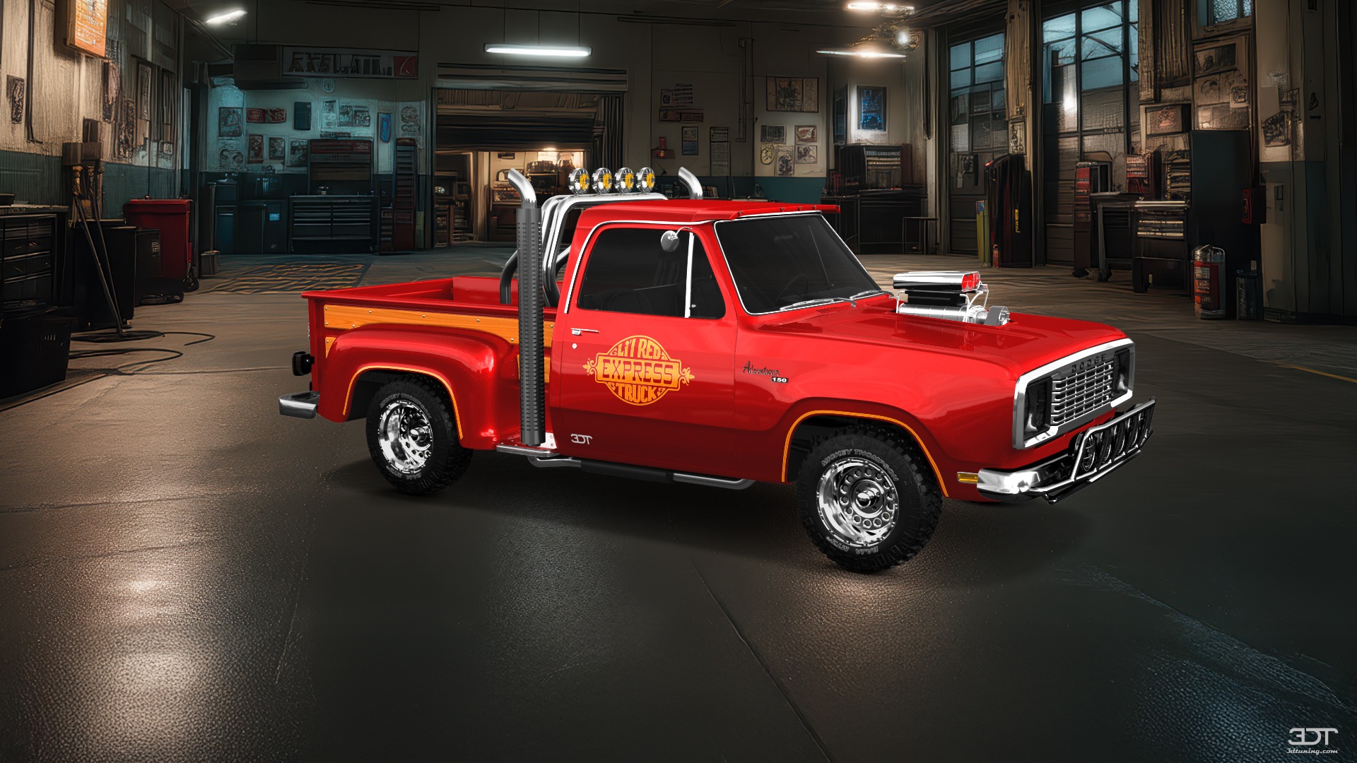 Dodge Lil Red Express 2 Door pickup truck 1978 tuning
