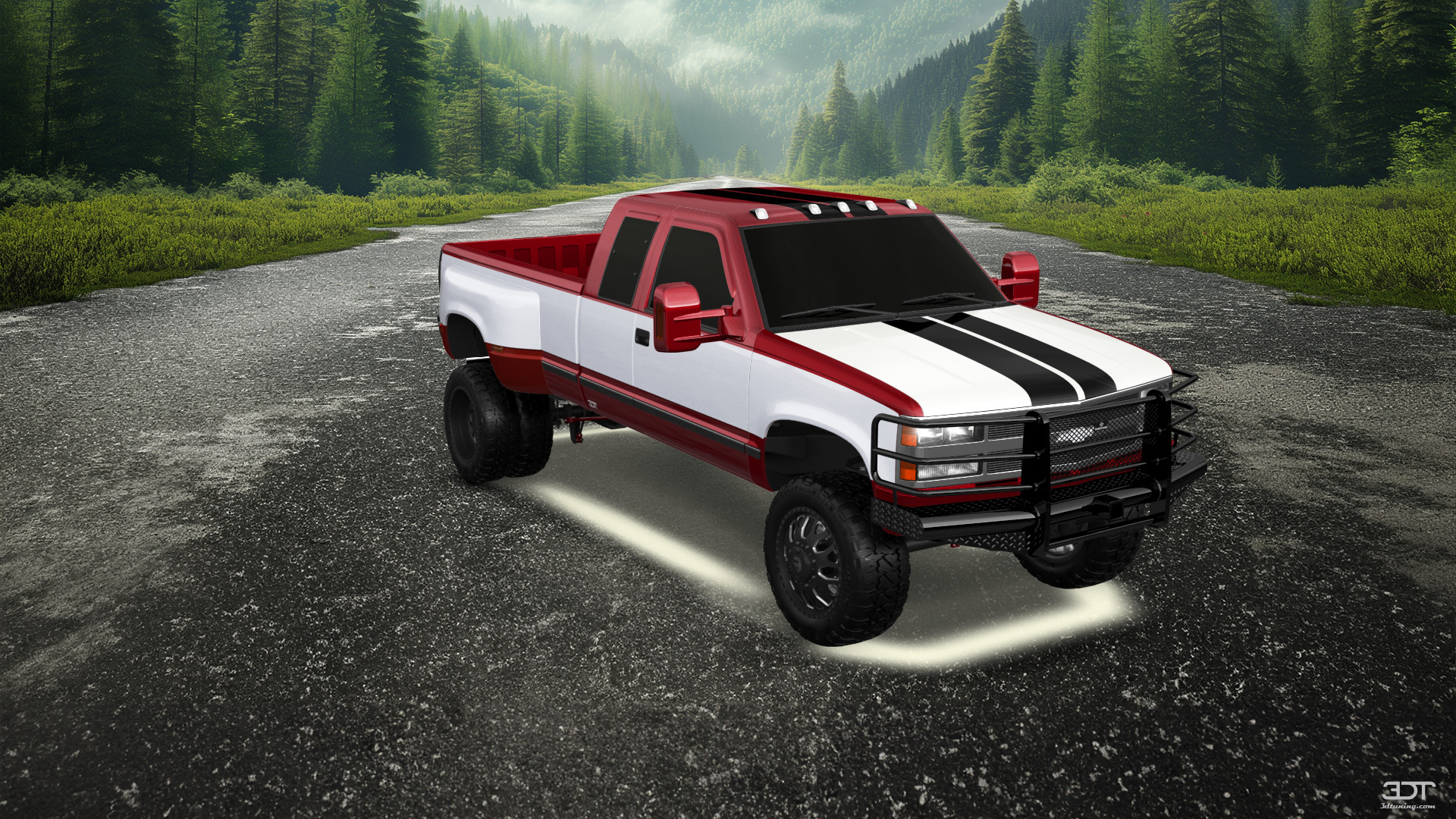 Chevrolet K3500 Extended Cab Pickup Truck 1988