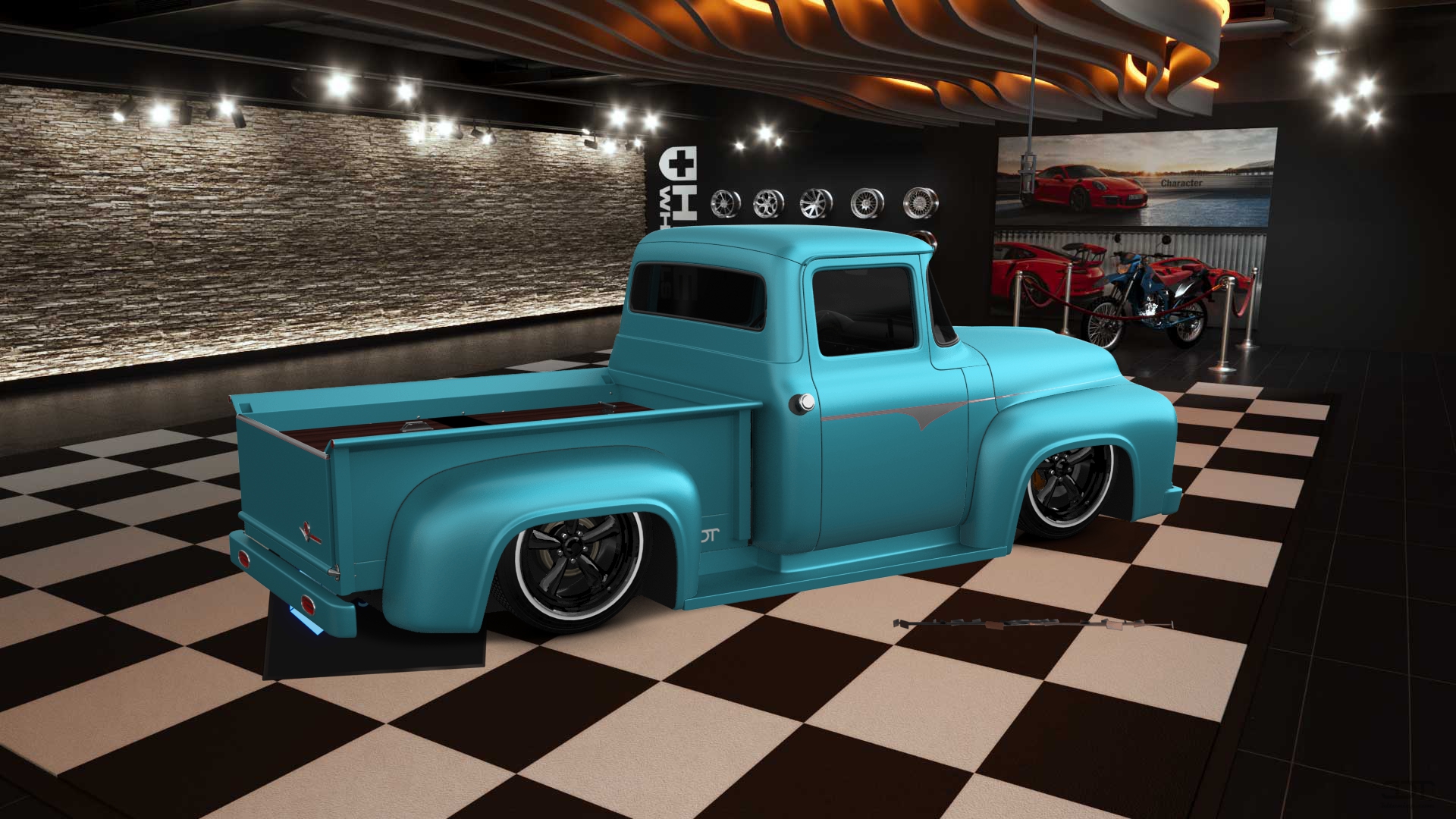 Ford F-100 2 Door truck 1956